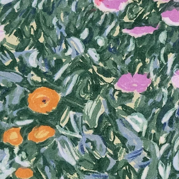 Cuddledown King Monet Impressionist Flat Fitted Pillowcase Wildflower Sheet Set - Picture 6 of 11